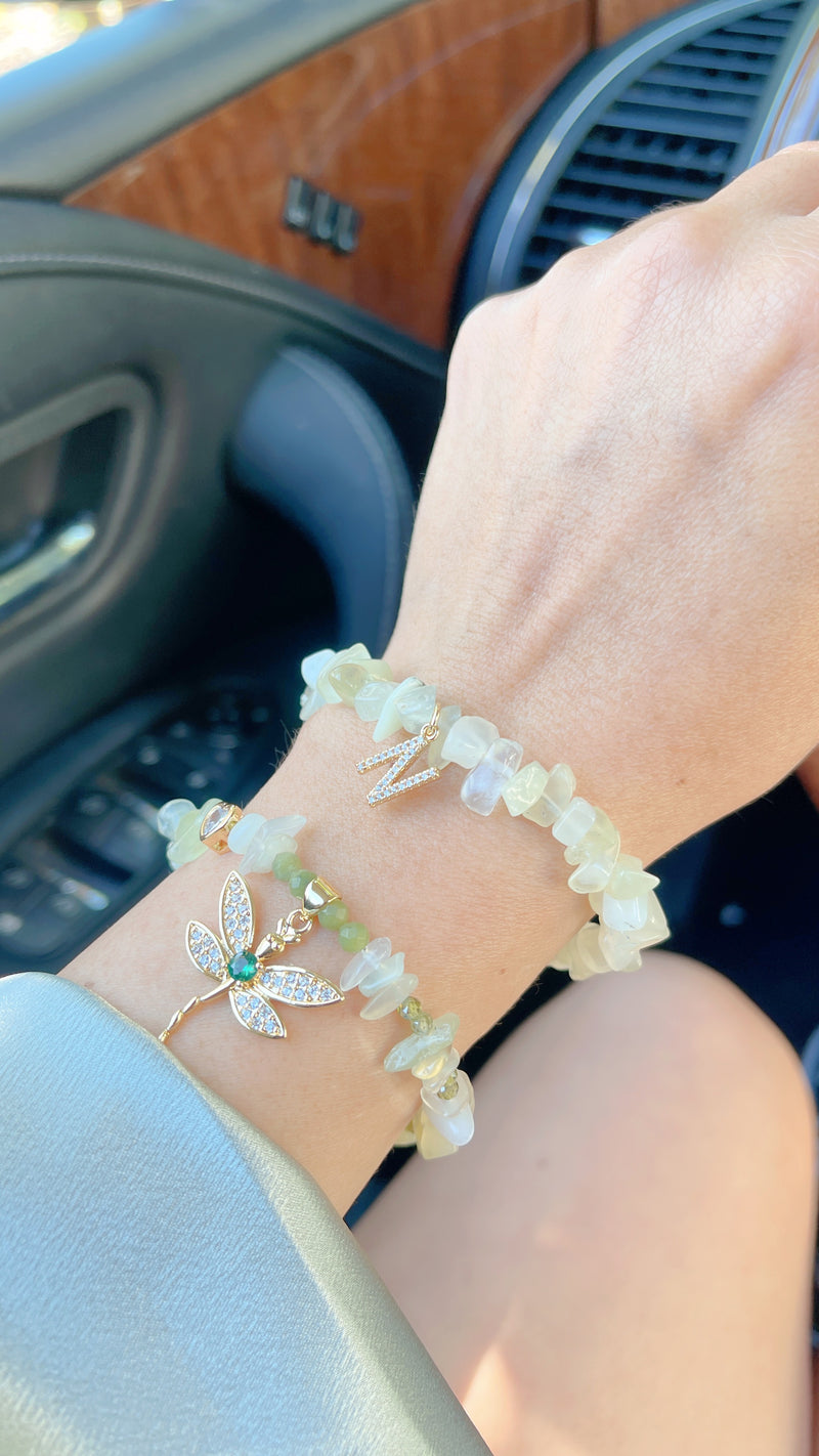 The Jade Dragonfly Bracelet