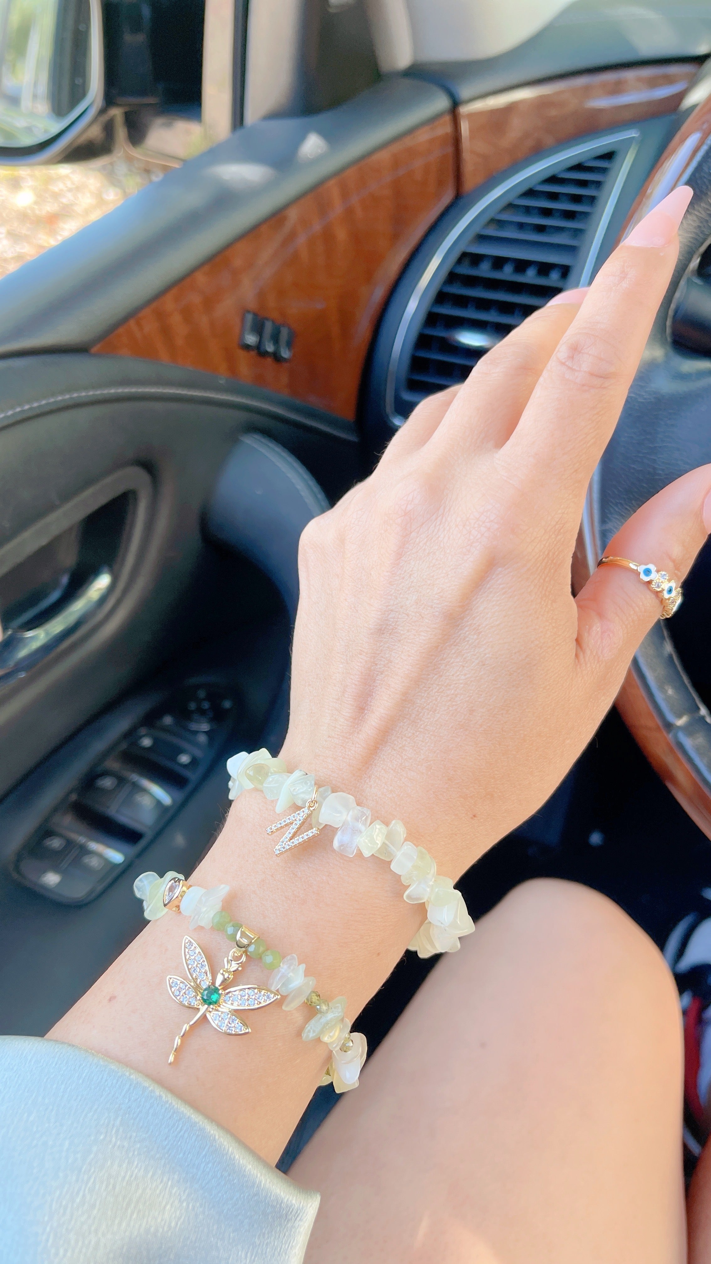 Pulsera "Claridad" de Prehnita