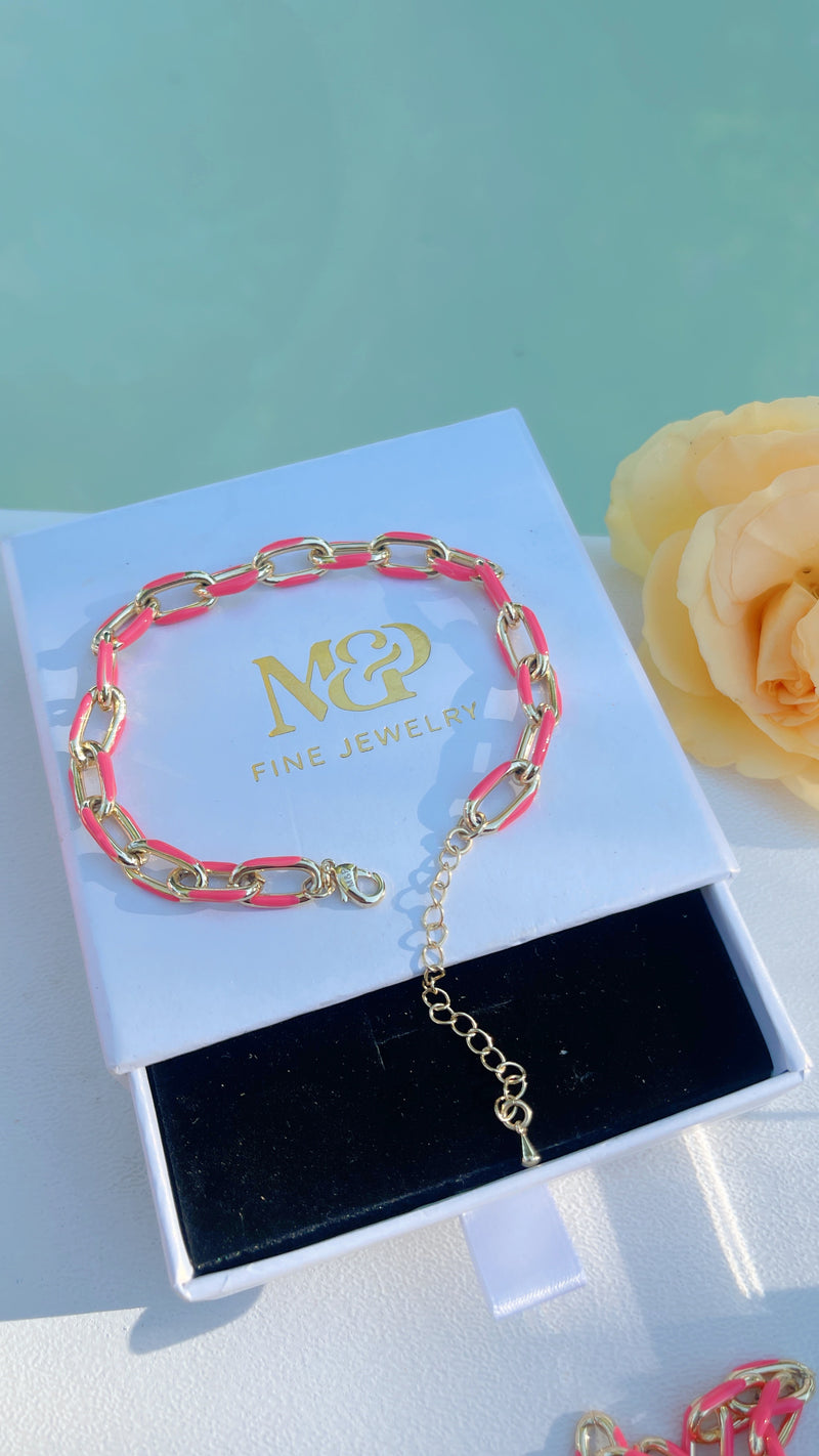 Pulsera de cadena Barbie