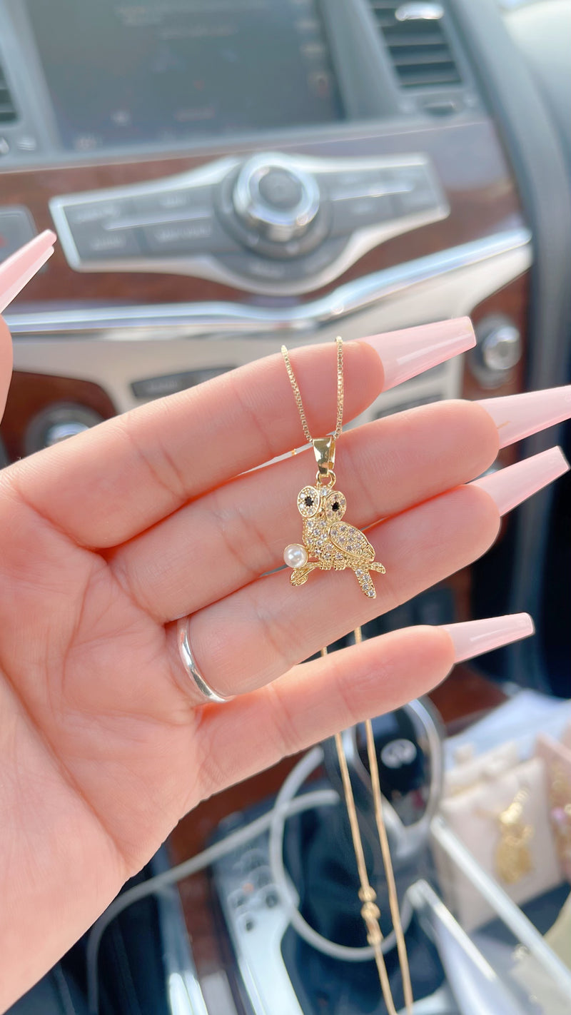 Dainty Owl Necklace