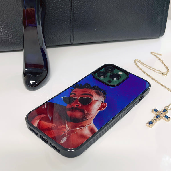 Bad Bunny Phone Case (Blue)