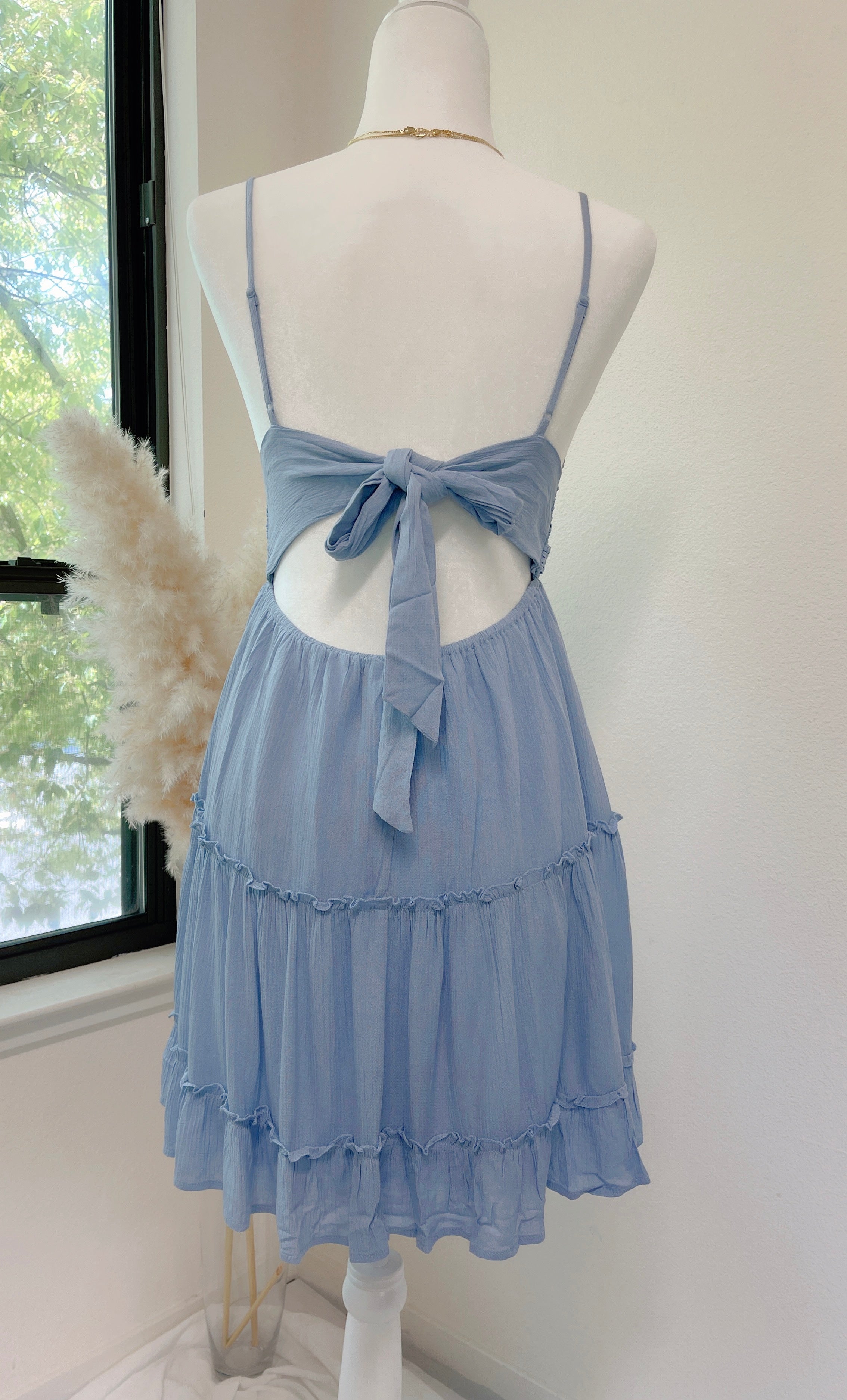 Amore del Rancho Lace Dress in Blue Amore del Rancho Lace Dress in Blue