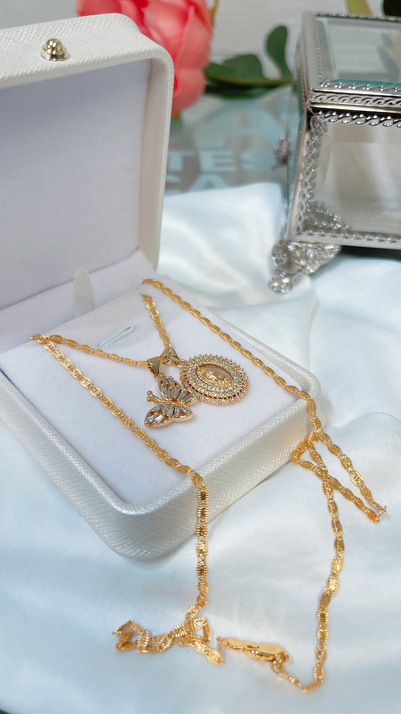 Butterfly-Mary Necklace
