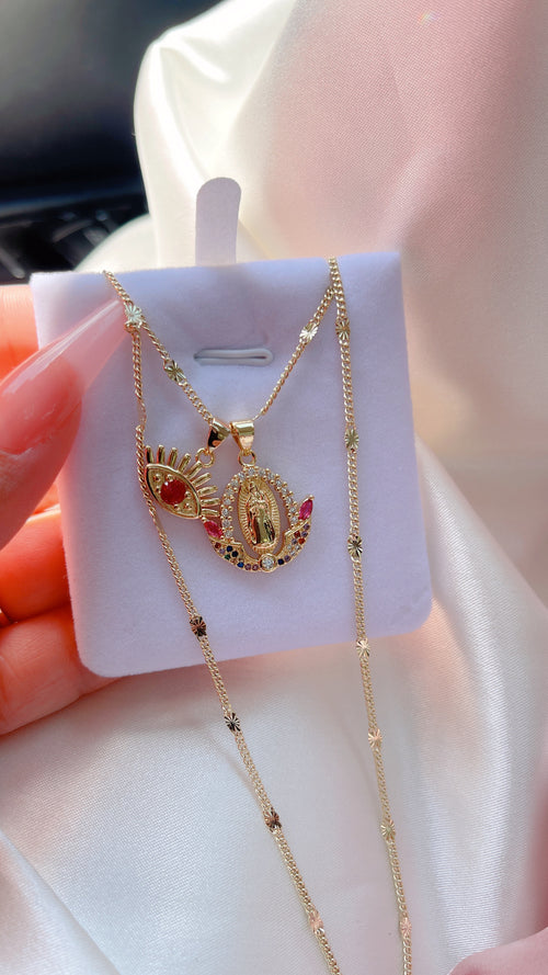 Virgin Mary Protection Necklace