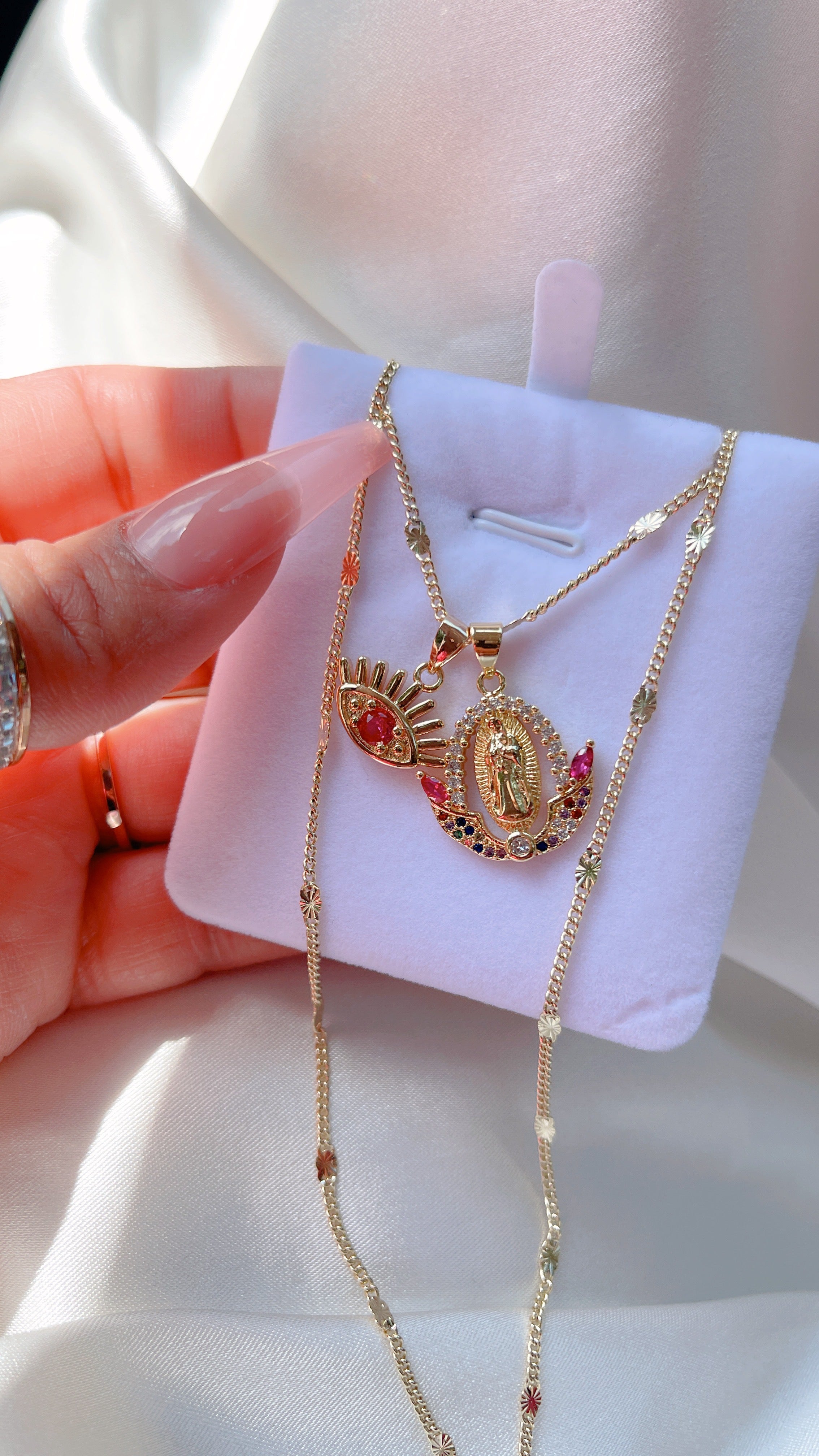 Virgin Mary Protection Necklace