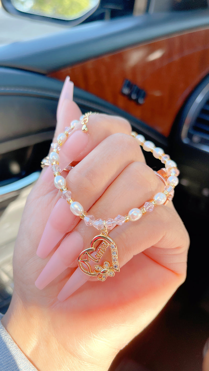 Mama Modern Pearl Bracelet