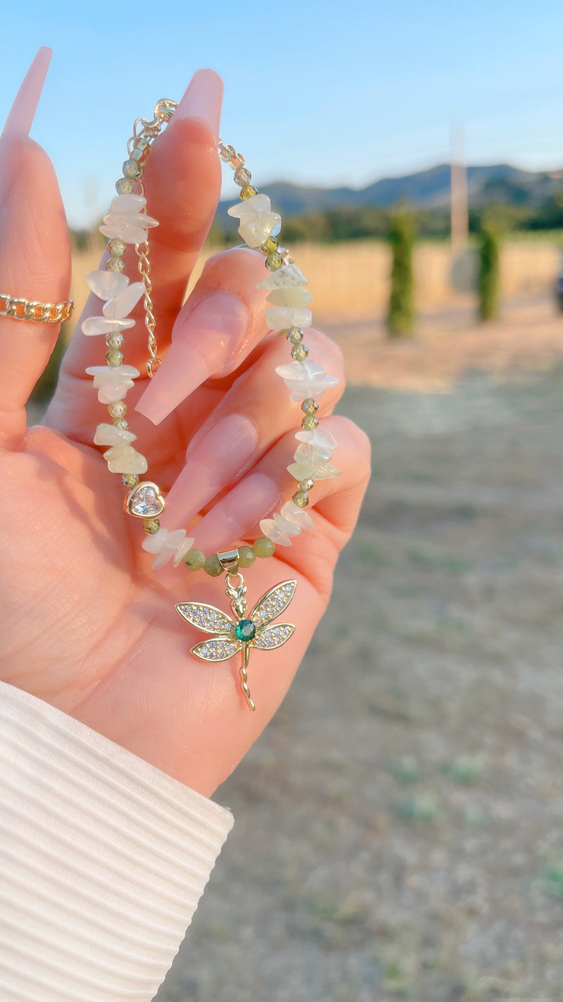 Pulsera "Claridad" de Prehnita