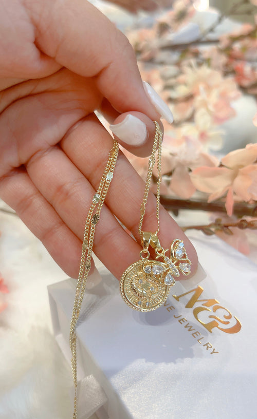 Zodiac Butterfly Necklace