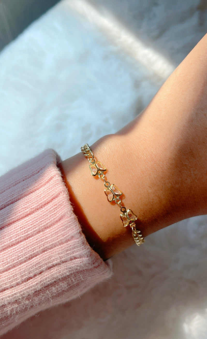 Butterfly Chain Bracelet