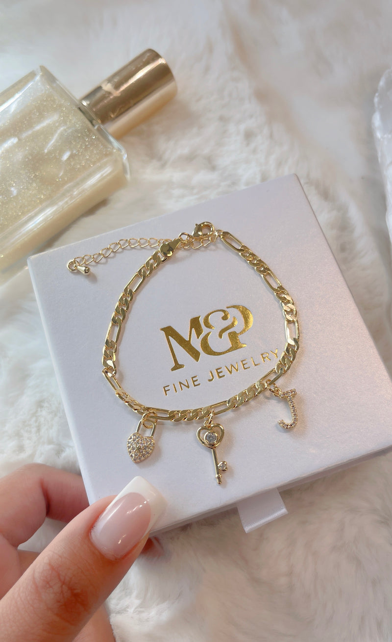 Key to my heart bracelet clearance