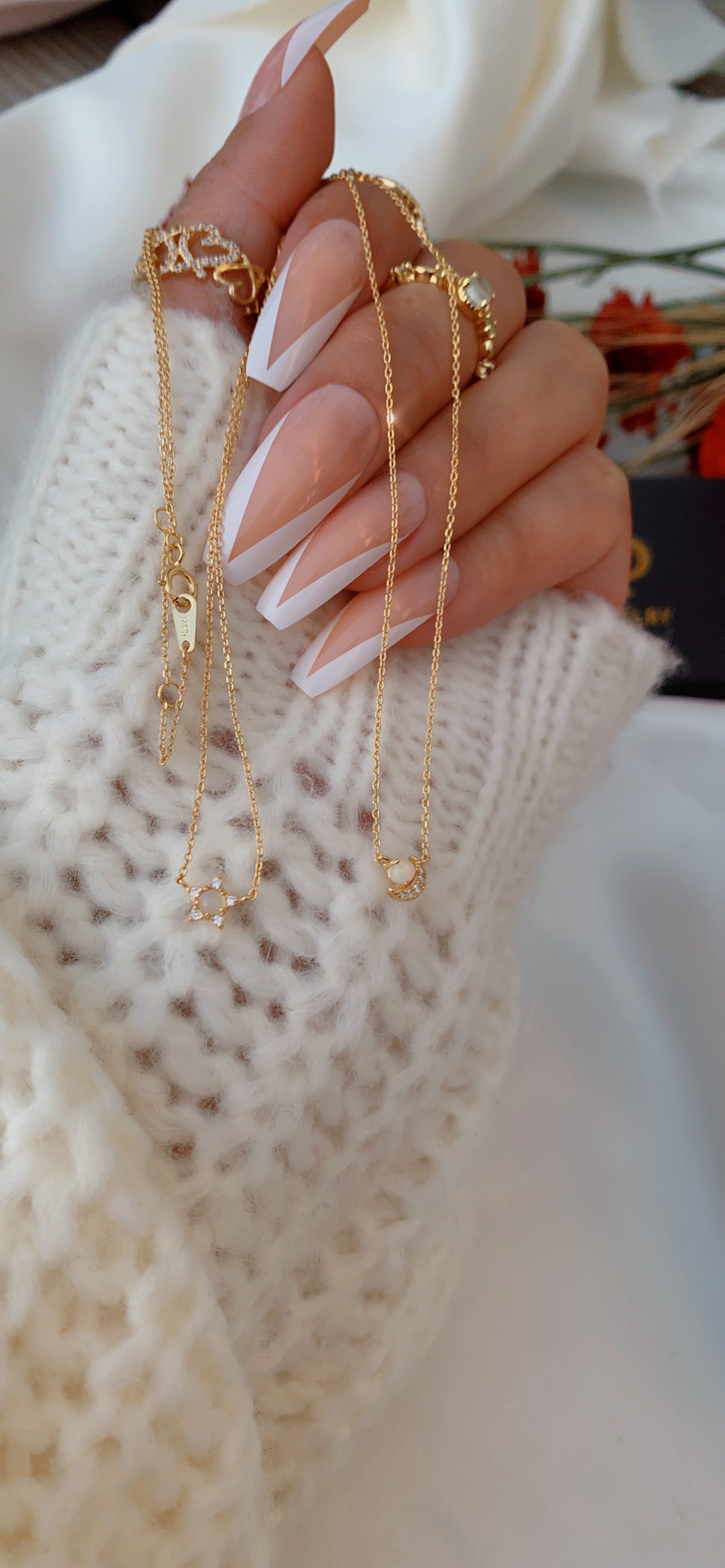 Moon Star Necklace