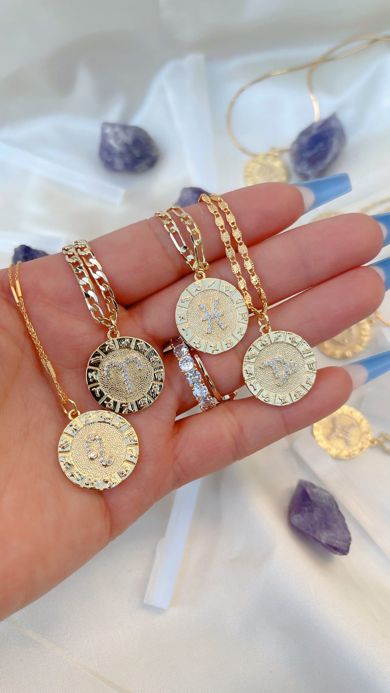 Gold Zodiac Necklace