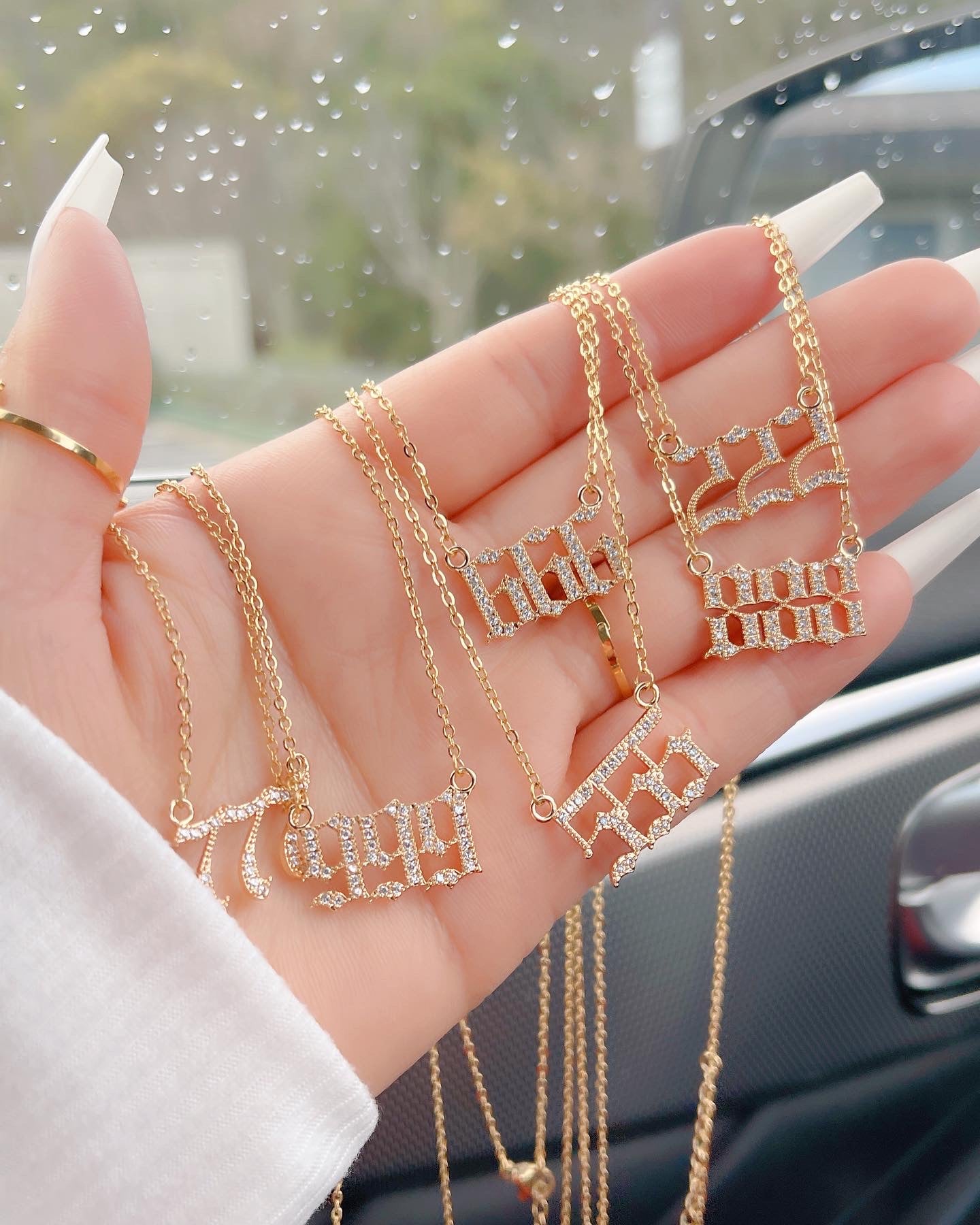 Collar de número de ángel