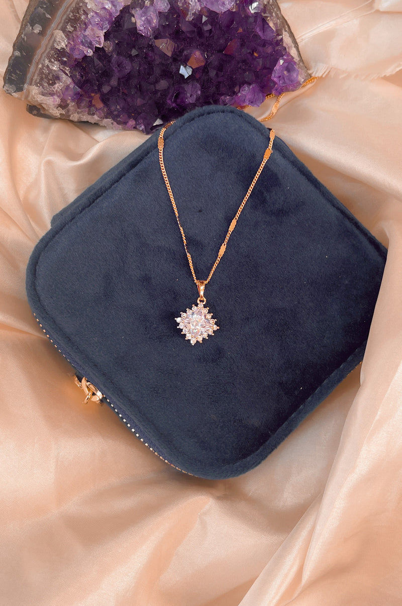 Diamond Square Necklace