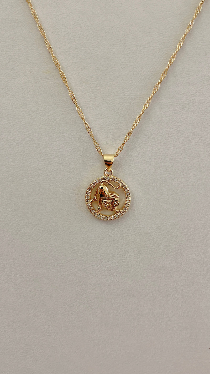 Diamond Zodiac Necklace