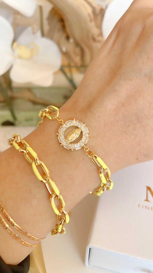 Juego de pulseras de neón Mary