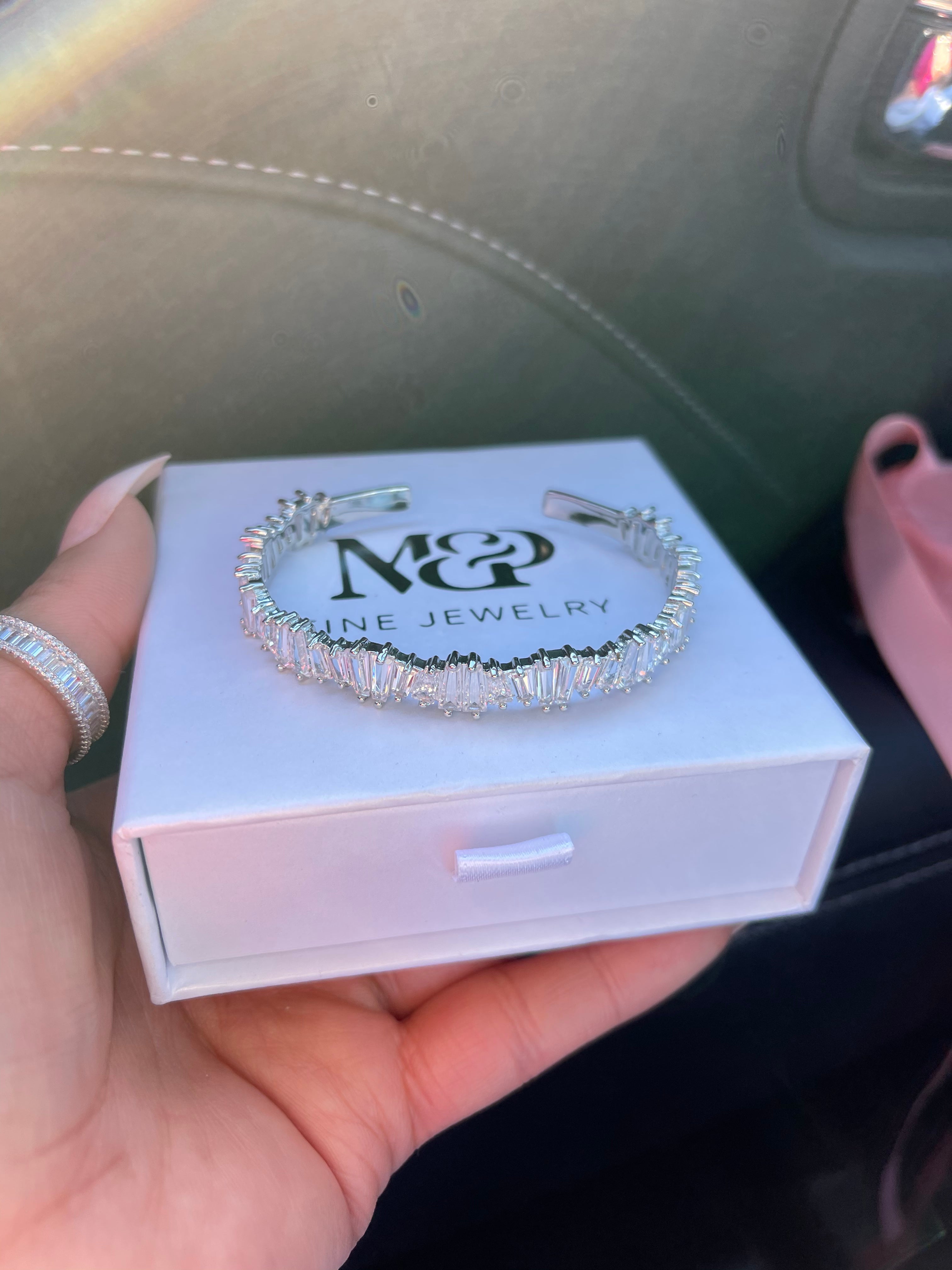 Pulsera Cristal Blanco