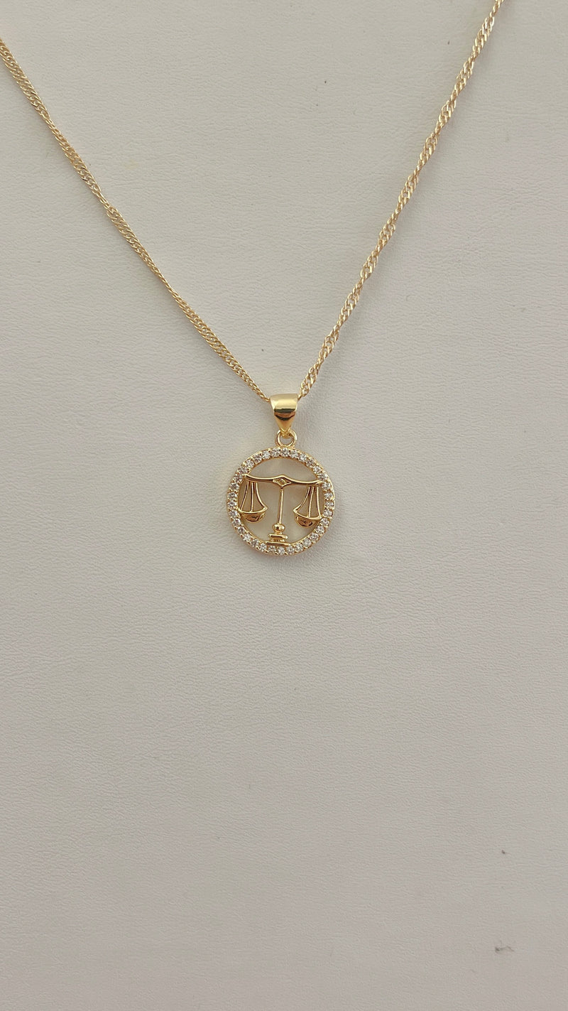 Diamond Zodiac Necklace