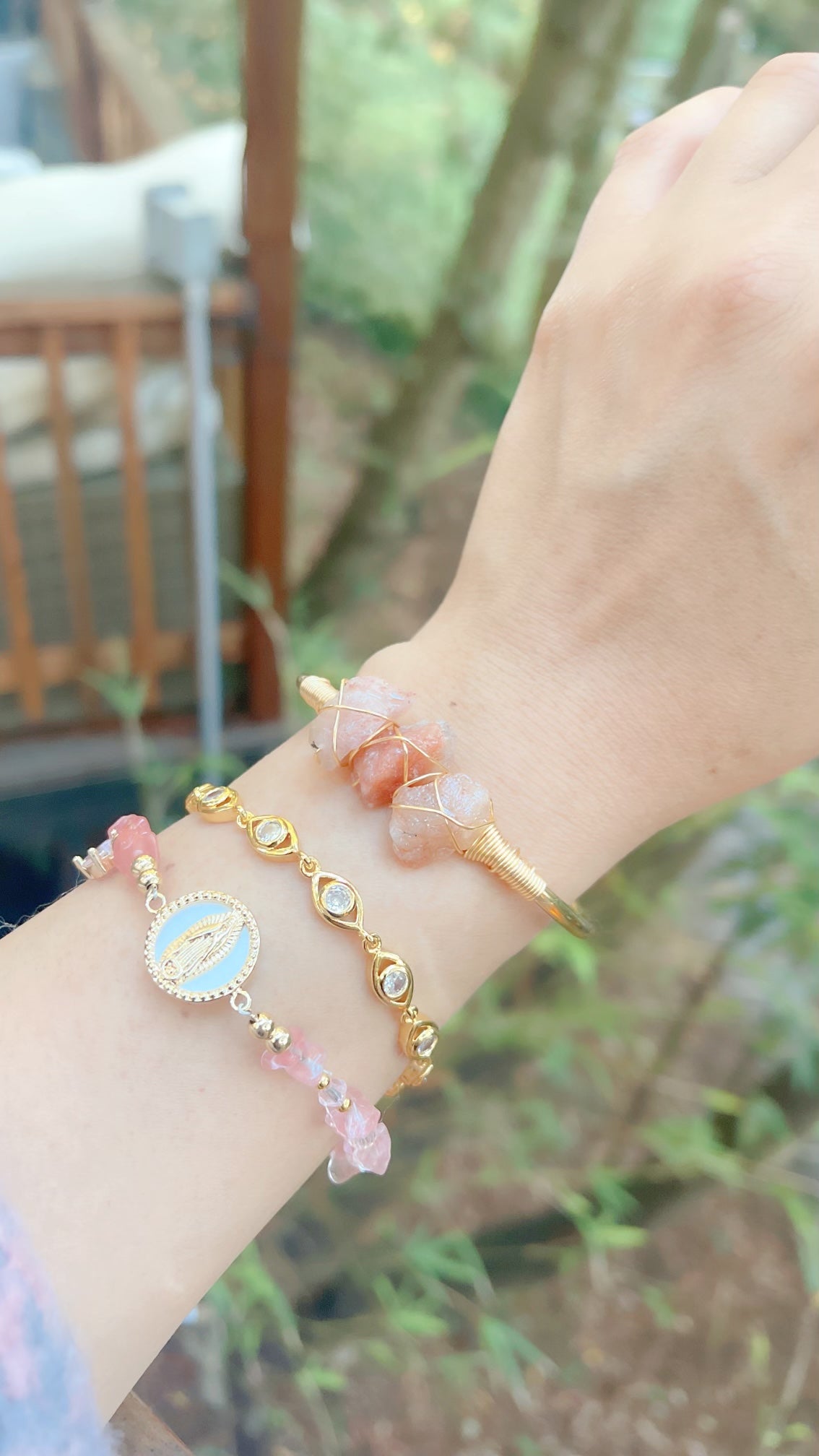 Pulsera de cristal curativo