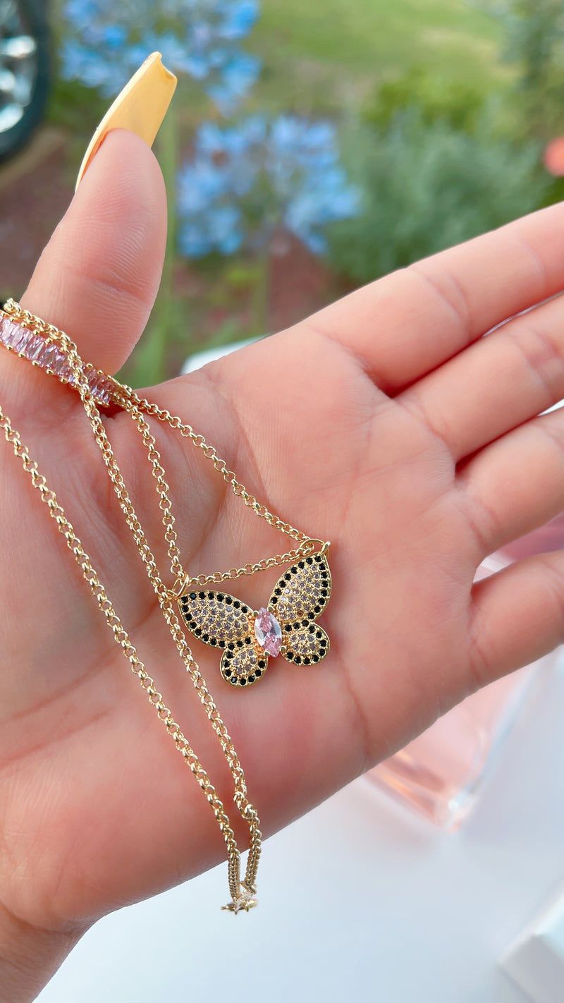 Buttercup Butterfly Necklace