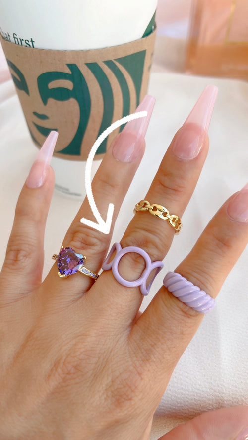 Lavender Matrix Ring