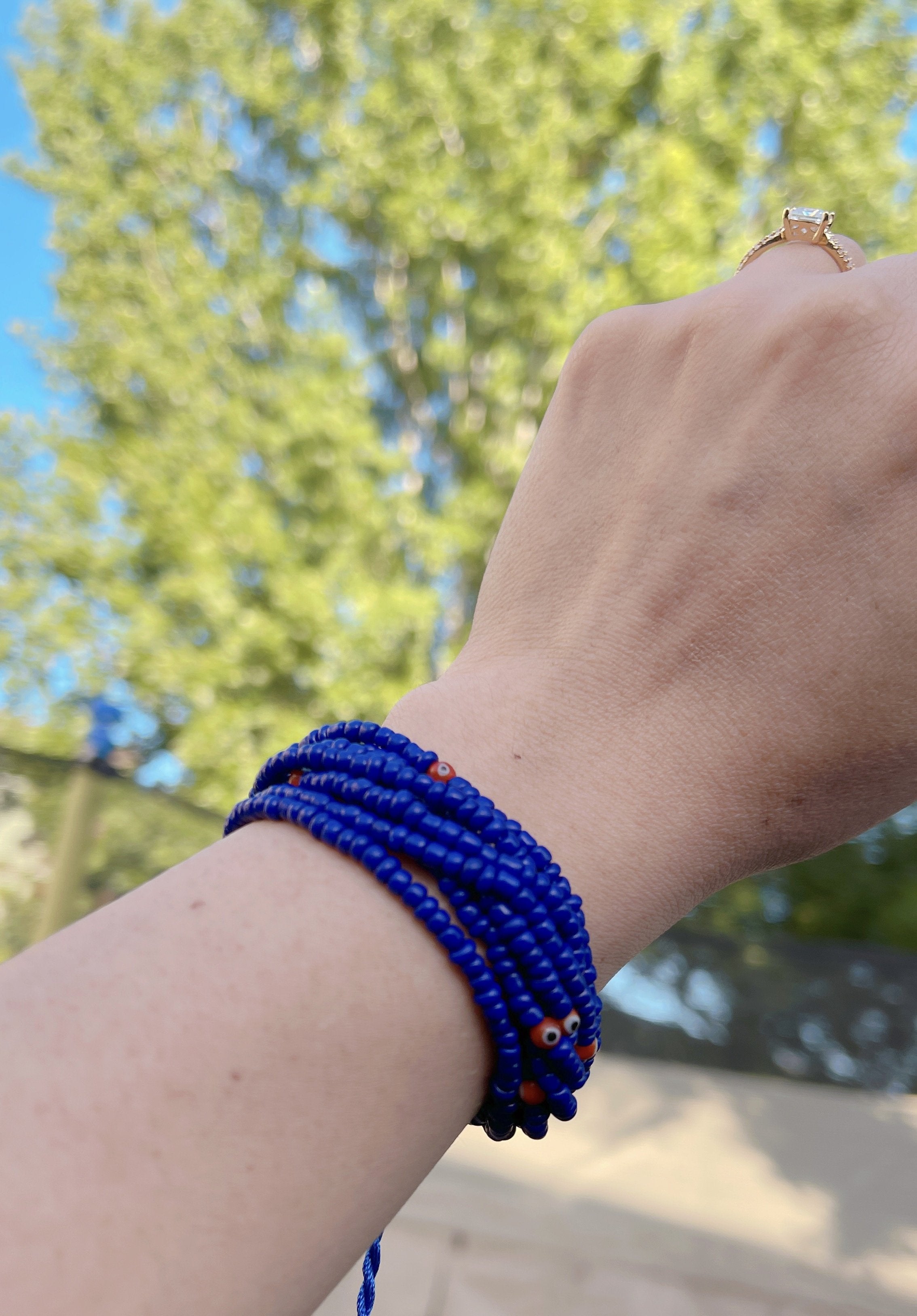 Pulsera Mal de Ojo Azul