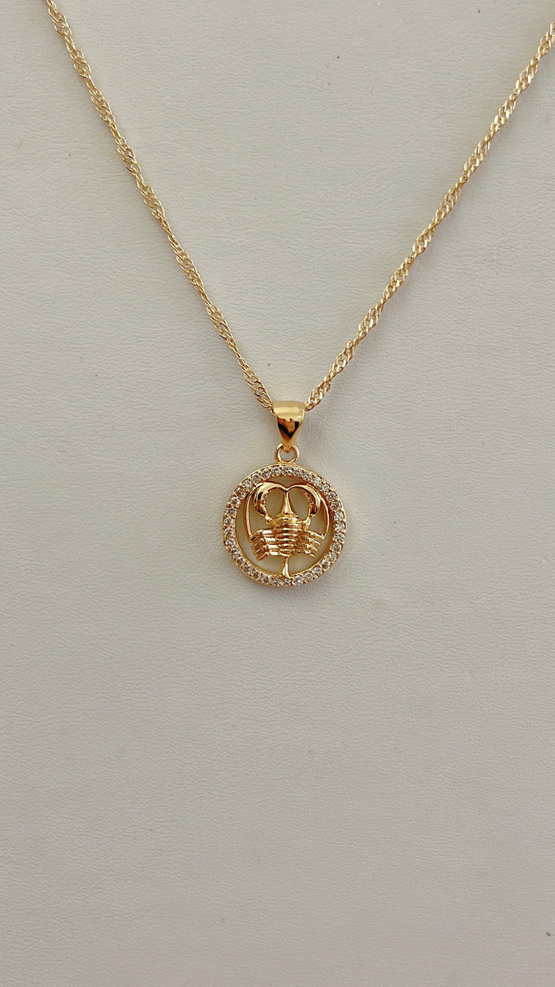 Diamond Zodiac Necklace