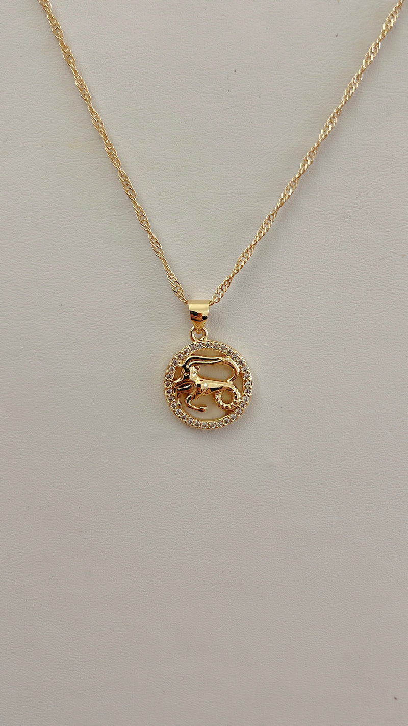 Diamond Zodiac Necklace