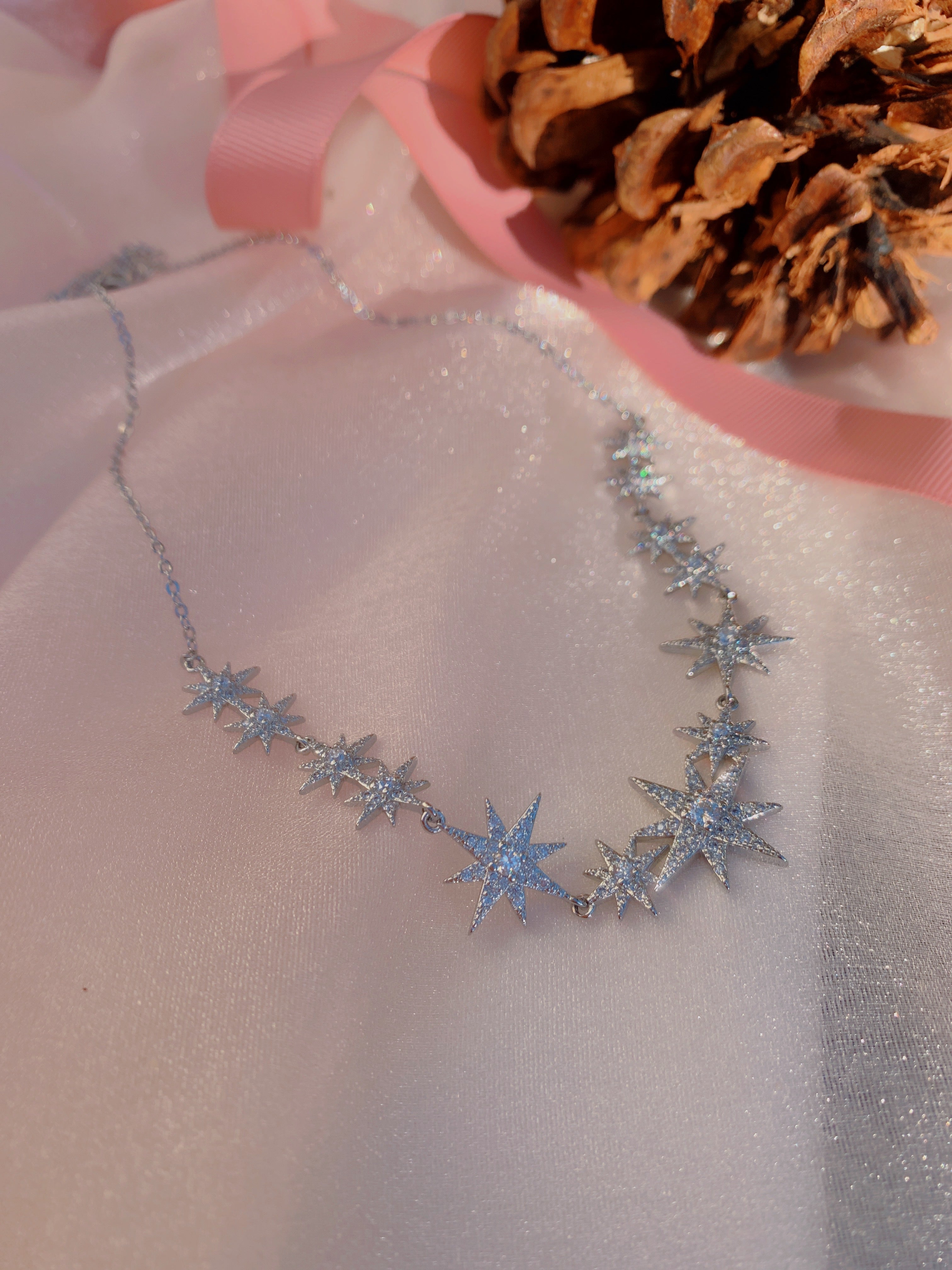 Cluster of Stars Necklace