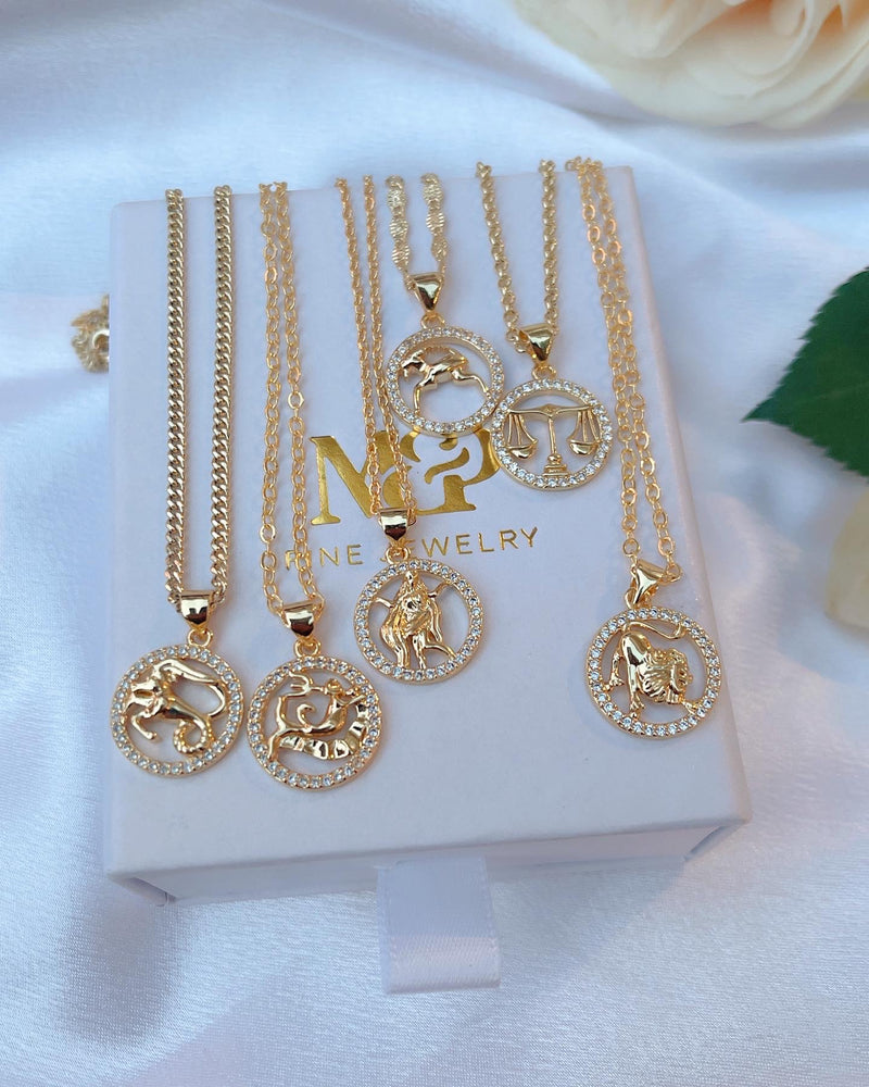 Diamond Zodiac Necklace