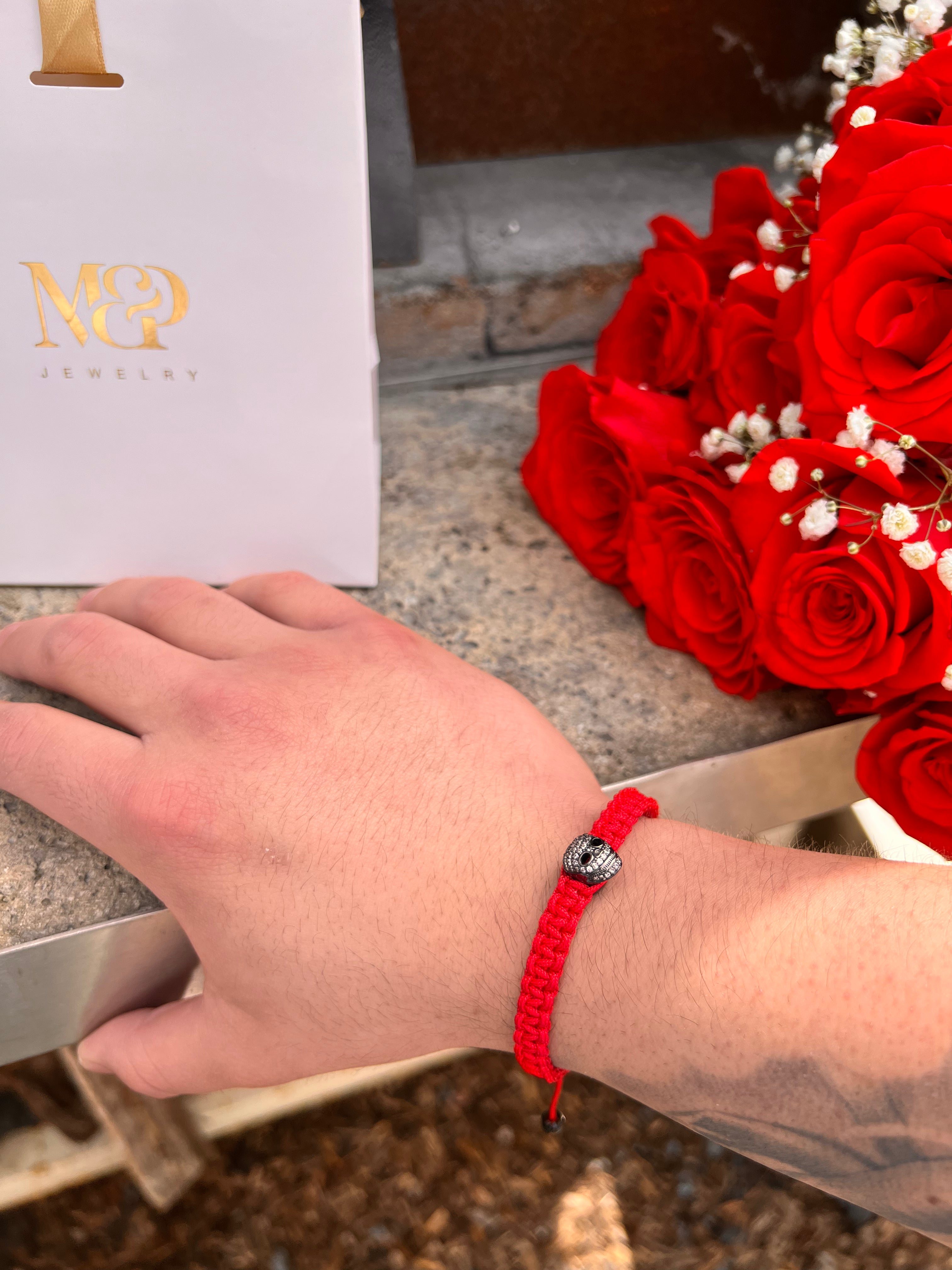 Red Immortal Skull Bracelet