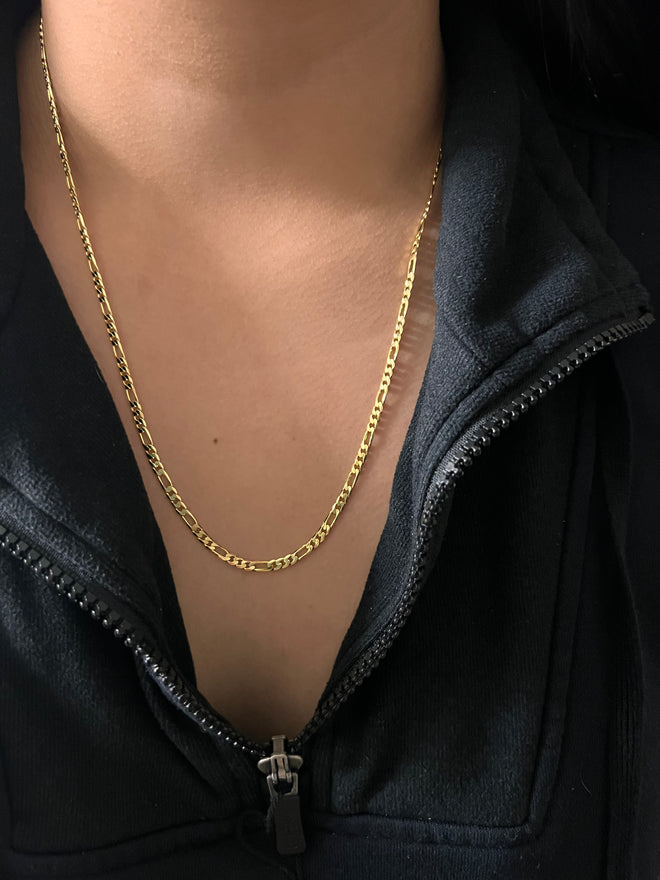 Thin Figaro Chain Necklace