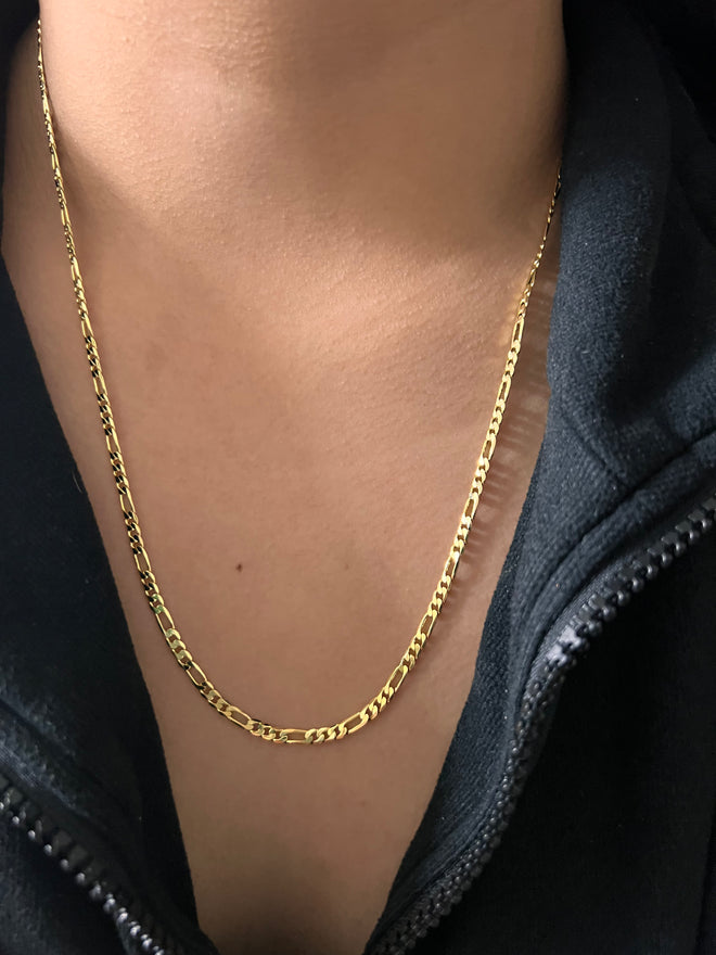 Thin Figaro Chain Necklace