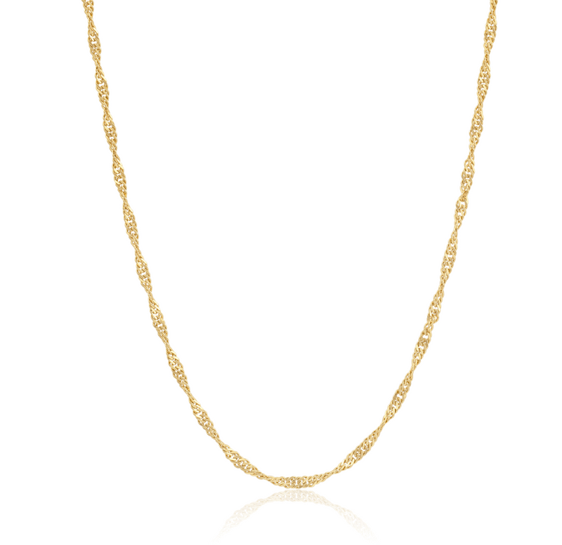 Twisted Rope Chain Necklace