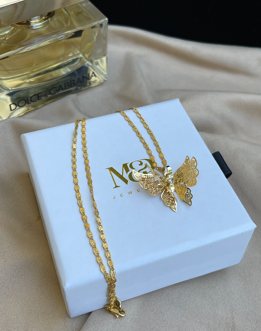 Collar de mariposa de la fortuna