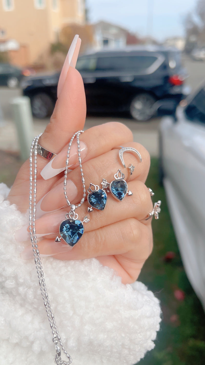 Conjunto de collar de amor real