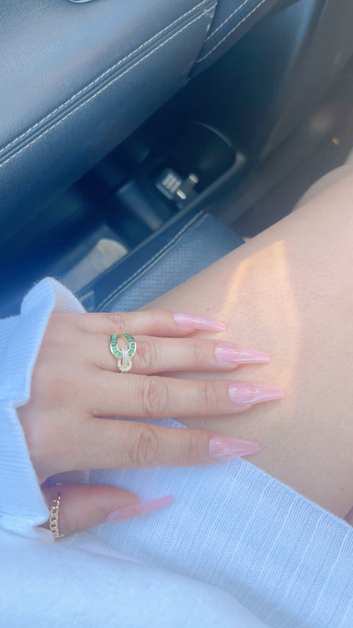 Emerald Green C Ring