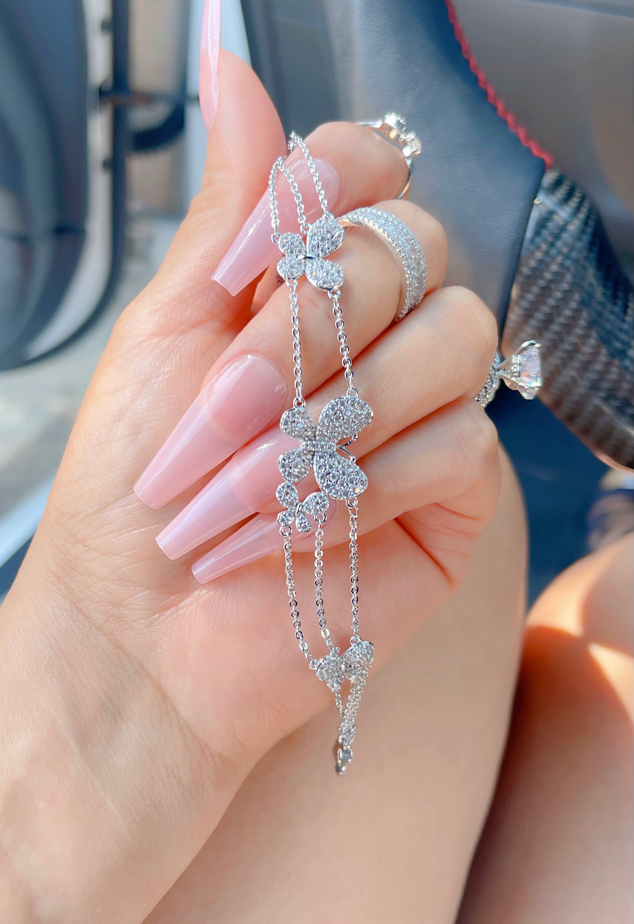 Silver Butterfly Bracelet