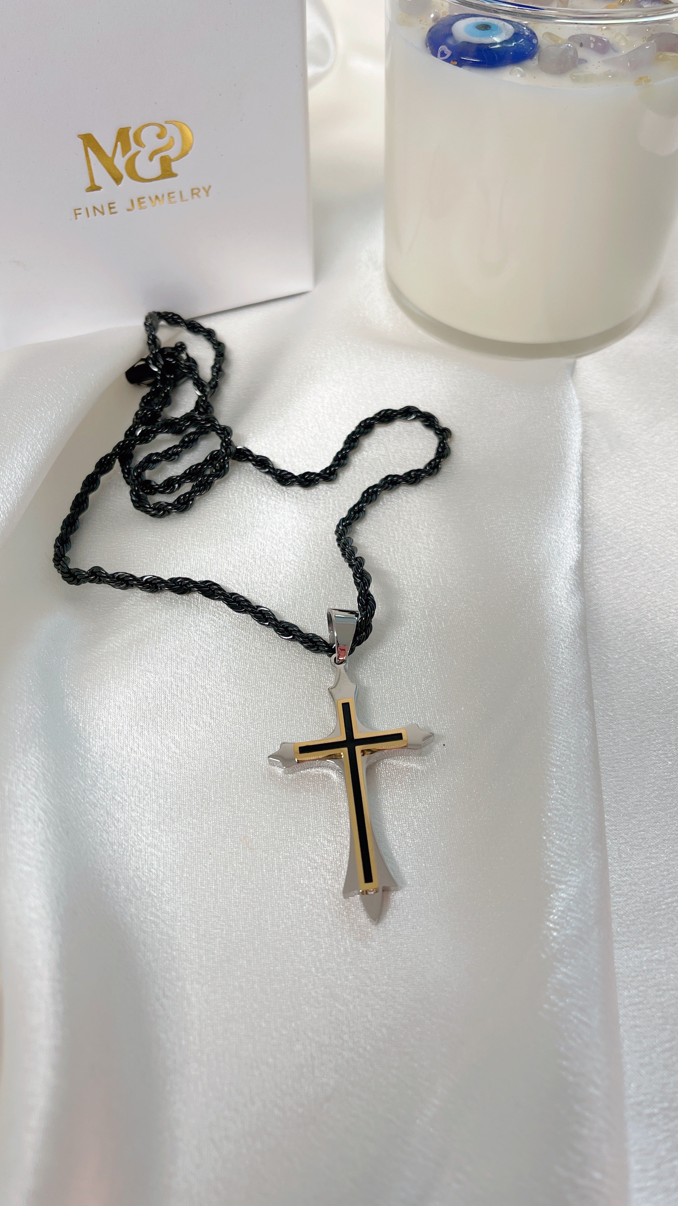 Black Cross Necklace