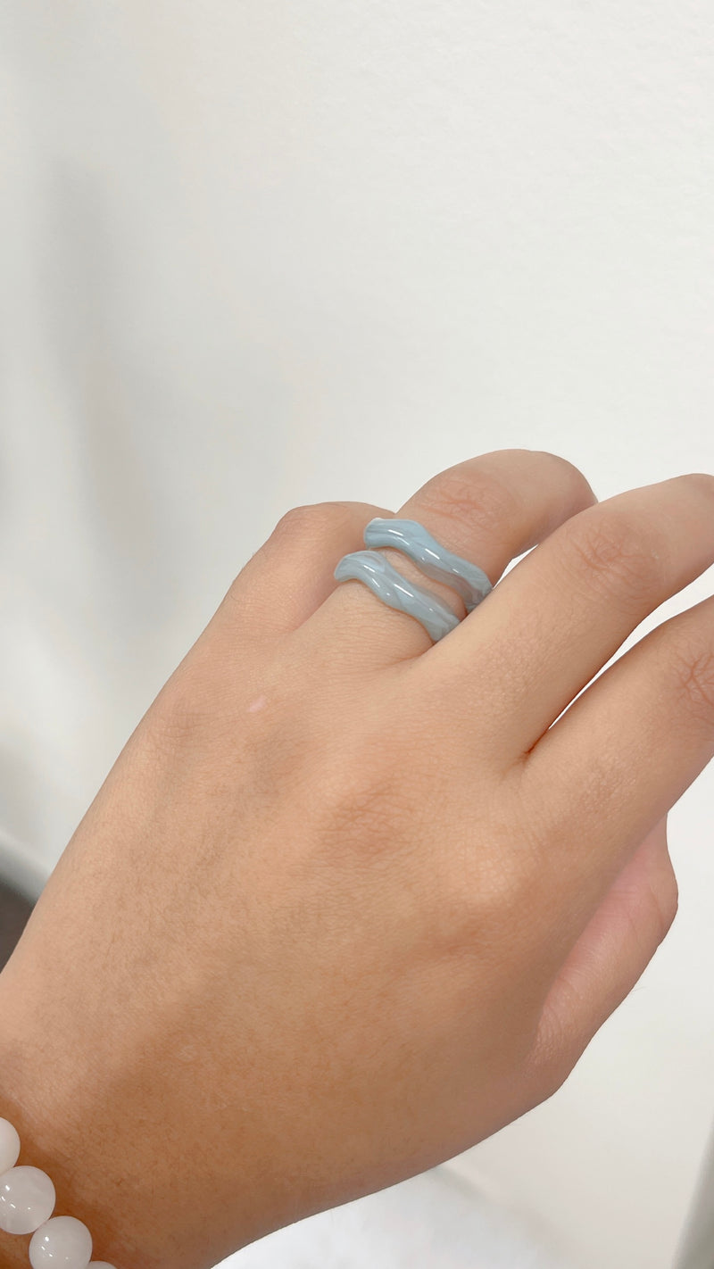 Random Modern Art Rings