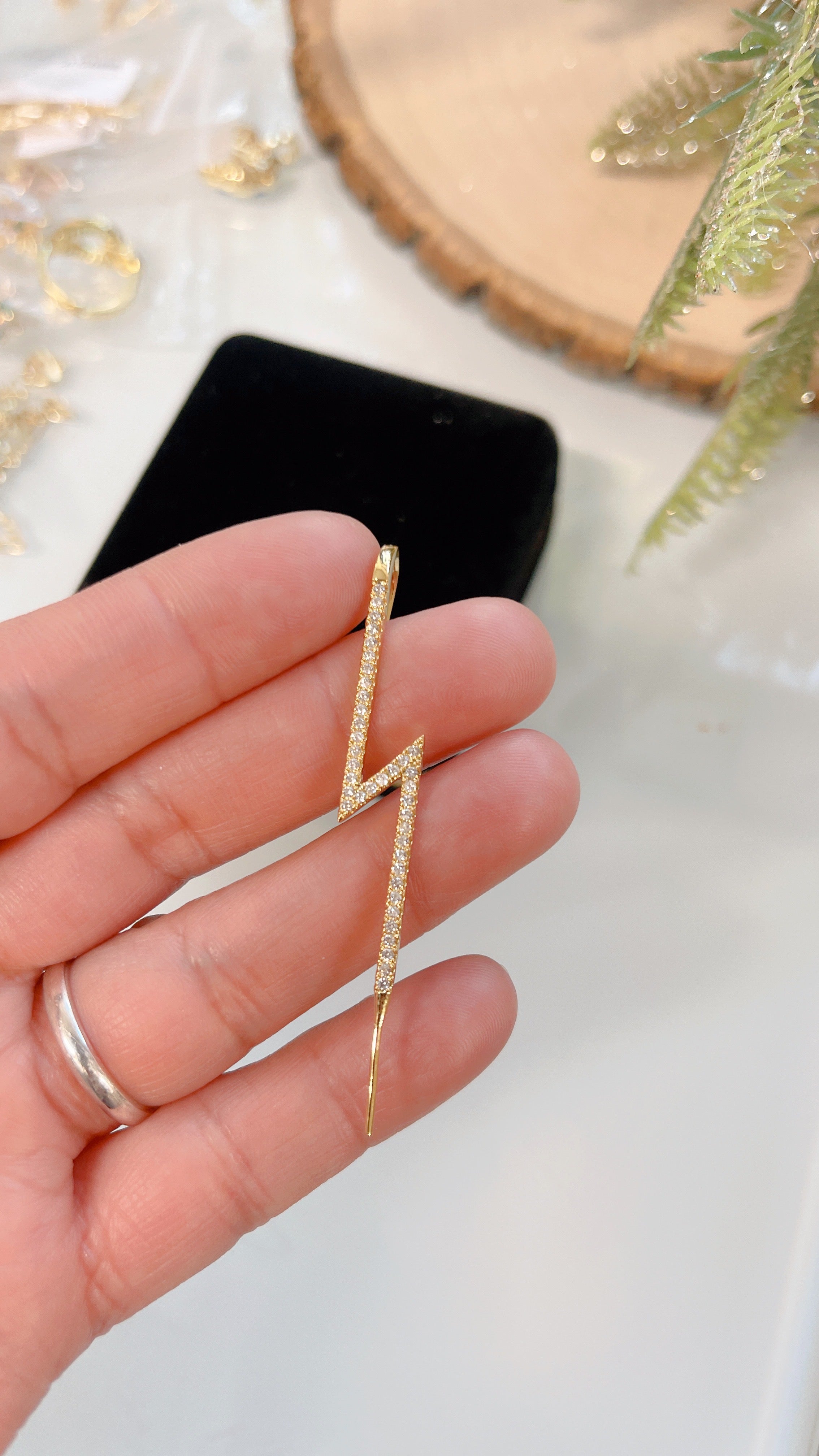 Lightening Bolt Earring Cuff