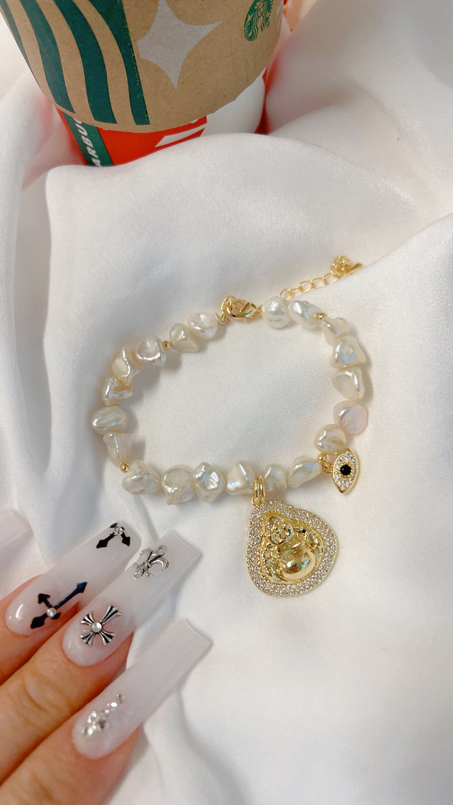 Pulsera Buda de la Suerte