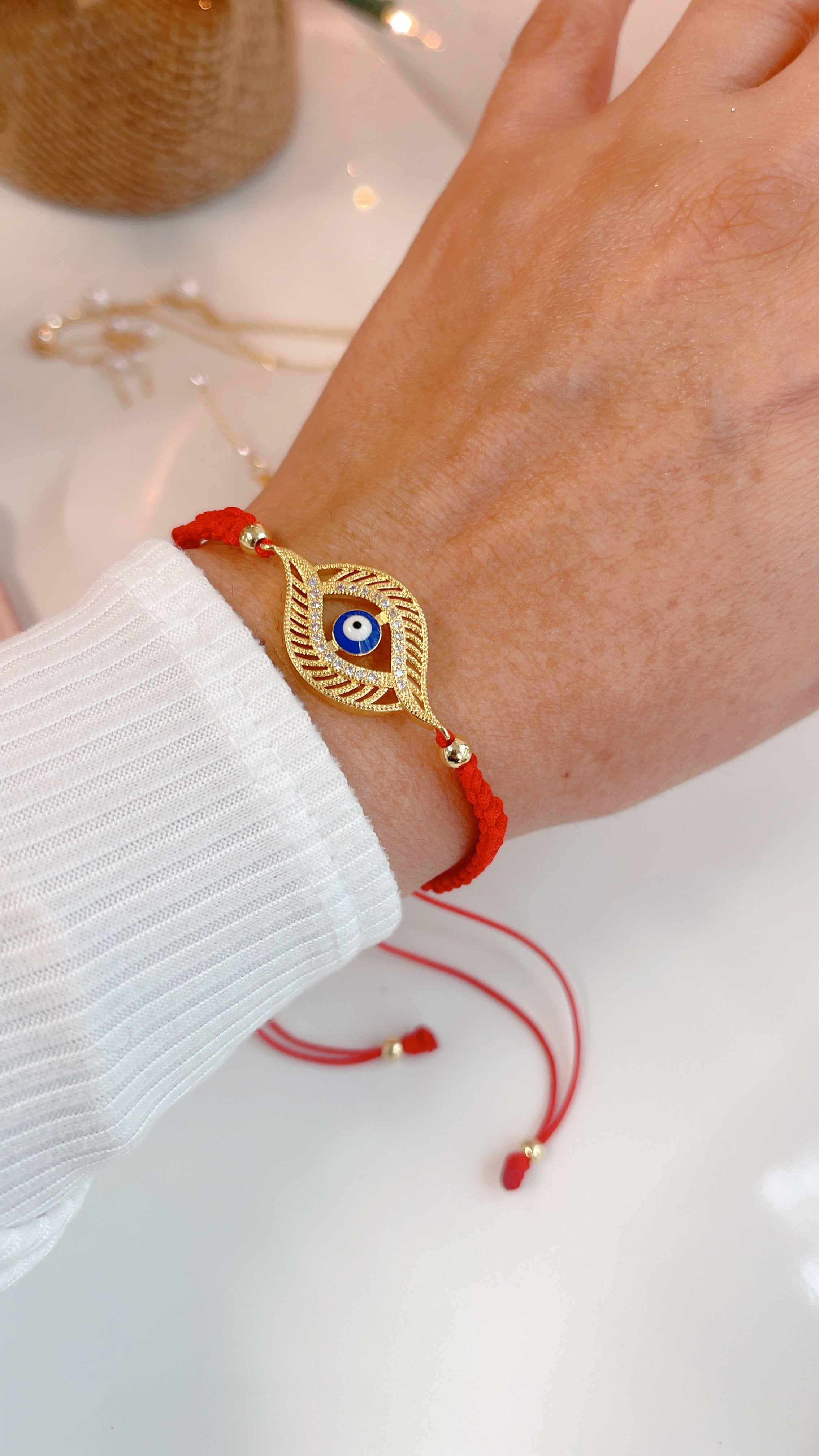 Pulsera Mal de Ojo Roja