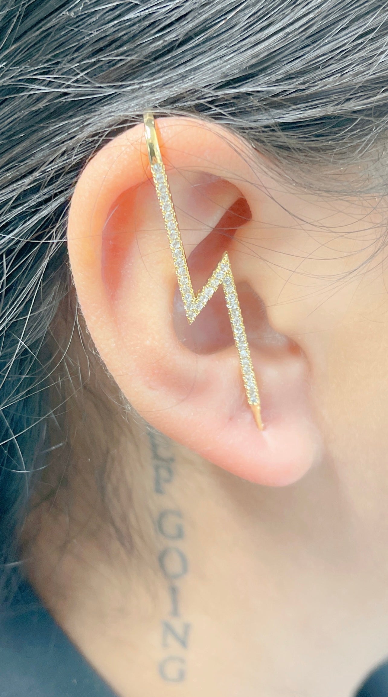 Lightening Bolt Earring Cuff