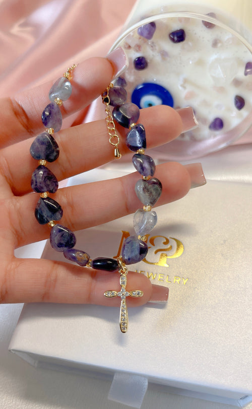 Mary-Cross Dual Bracelet SET