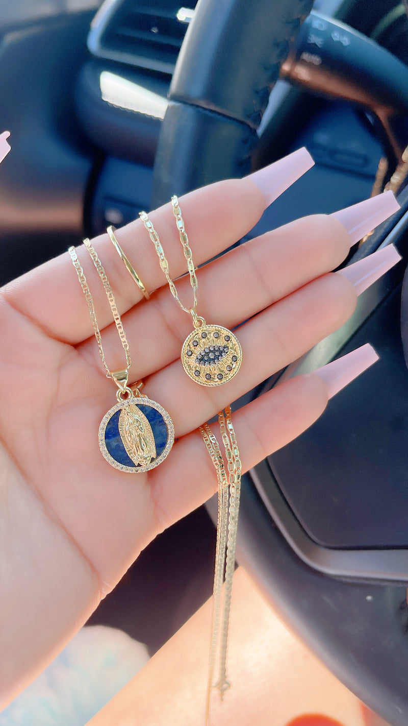 Midnight Mary Necklace Set