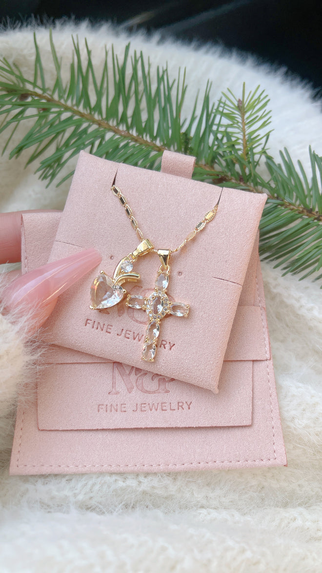 Crystalized Cross Necklace