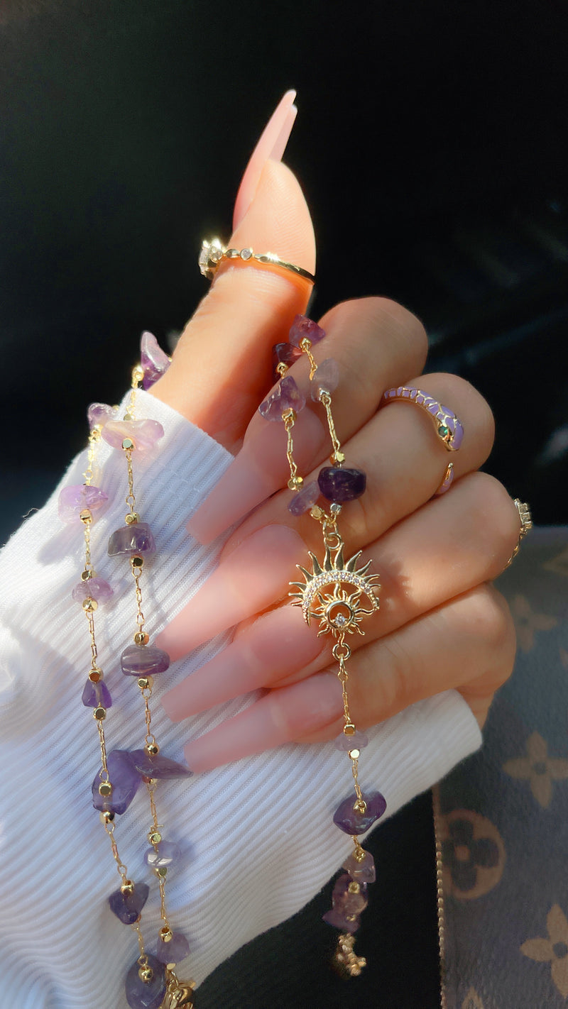 Amethyst Saint Jude Spiritual Rosary