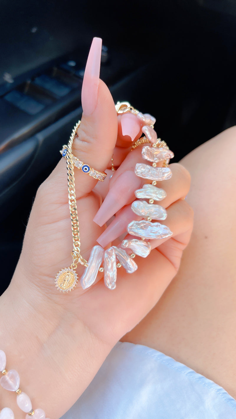 Vintage Mary Pearl Bracelet