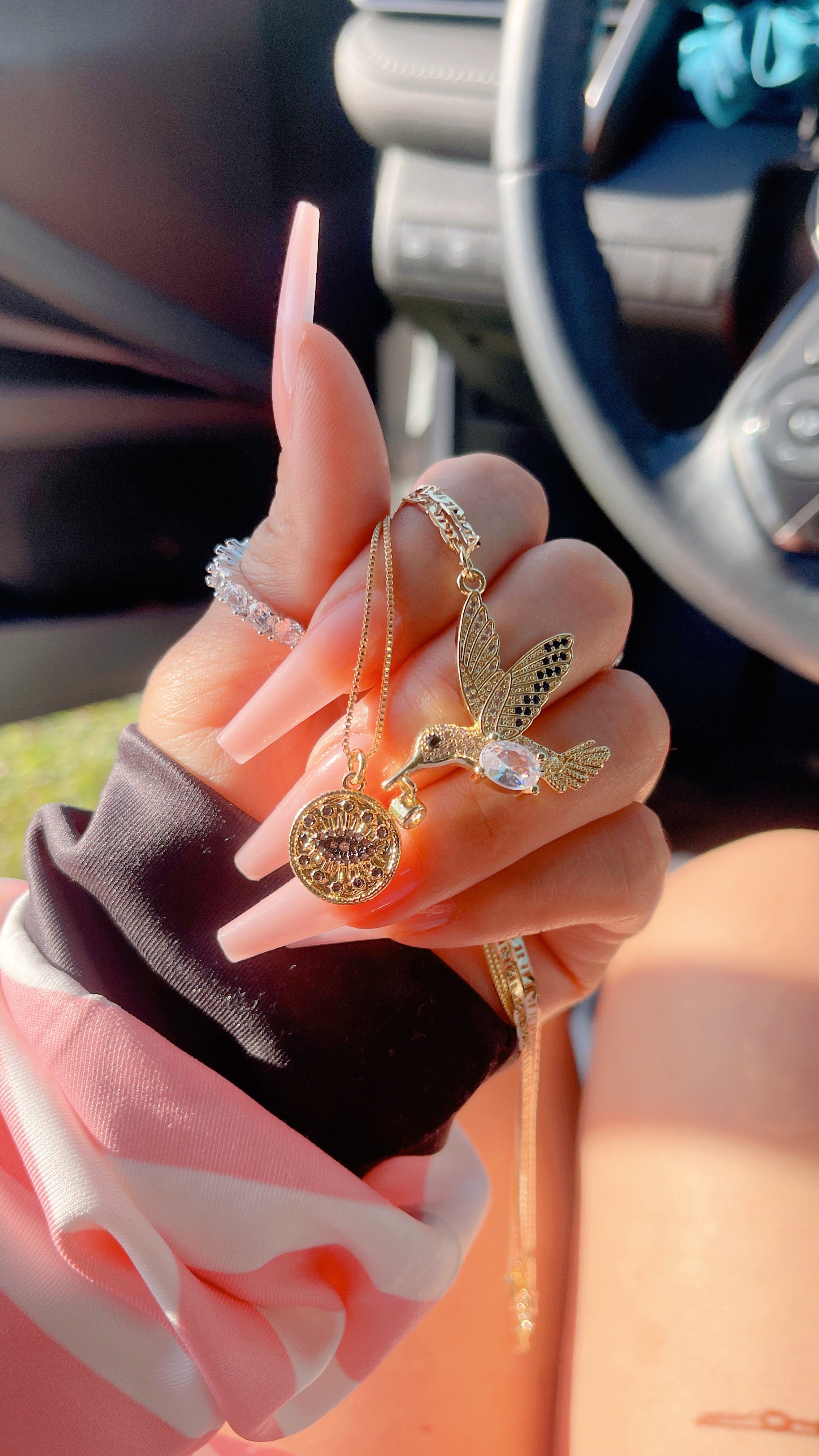 Humming Bird Nectar Necklace SET